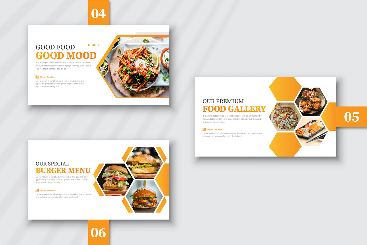 Food Keynote- Google Slide, a Presentation Template by pixelcreatx (Photo 2 of 3)
