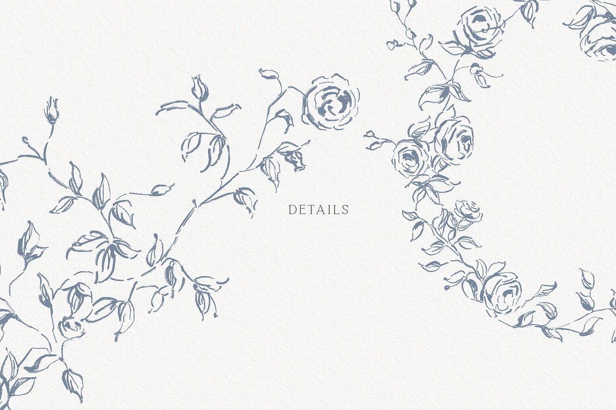 Sketched roses clipart collection, a Decorative Illustration by Sensual Art (Photo 5 of 8)