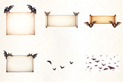 Banner with Bats Clipart, an Illustration by CrexoraLab (Thumbnail 3 of 5)