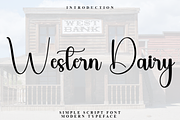 Western Dairy, a Handwritten Font by InermediaSTUDIO (Thumbnail 1 of 8)