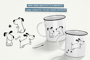 Cute Doodle Dogs, an Animal Illustration by Irina Ostapenko (Thumbnail 5 of 7)