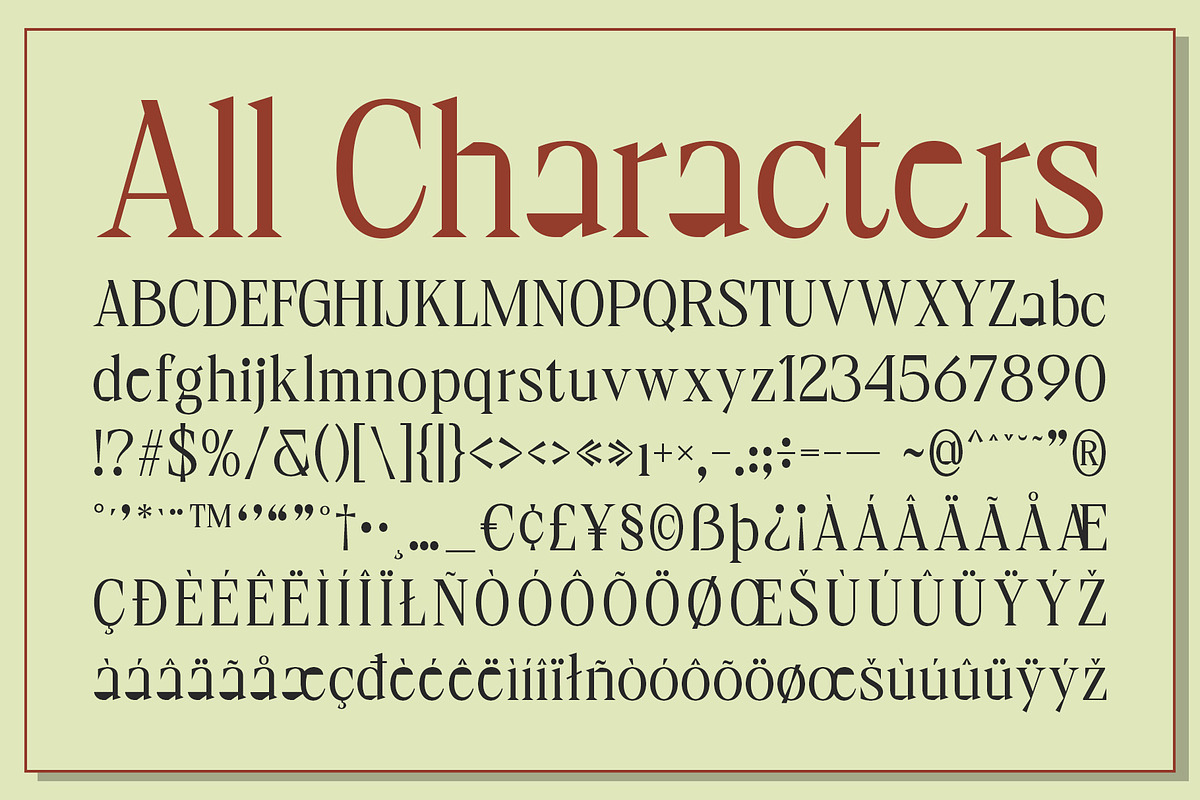 CS Brighten – Classic Font, a Serif Font by Craft Supply Co. (Photo 8 of 8)