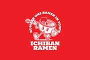 Ichiban Ramen Logo Template, a Branding & Logo Template by Kreasi Malam (Thumbnail 4 of 4)