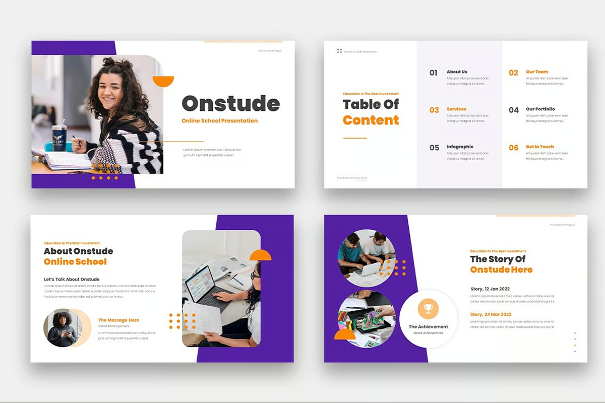 Onstude - Online School Keynote, a Presentation Template by Fit-tee (Photo 2 of 6)