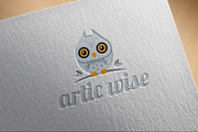 Artic Wise Owl Logo Design, a Branding & Logo Template by Manudesign (Thumbnail 3 of 3)
