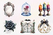 Elegant Halloween Clipart, an Illustration by CreationArt (Thumbnail 2 of 5)