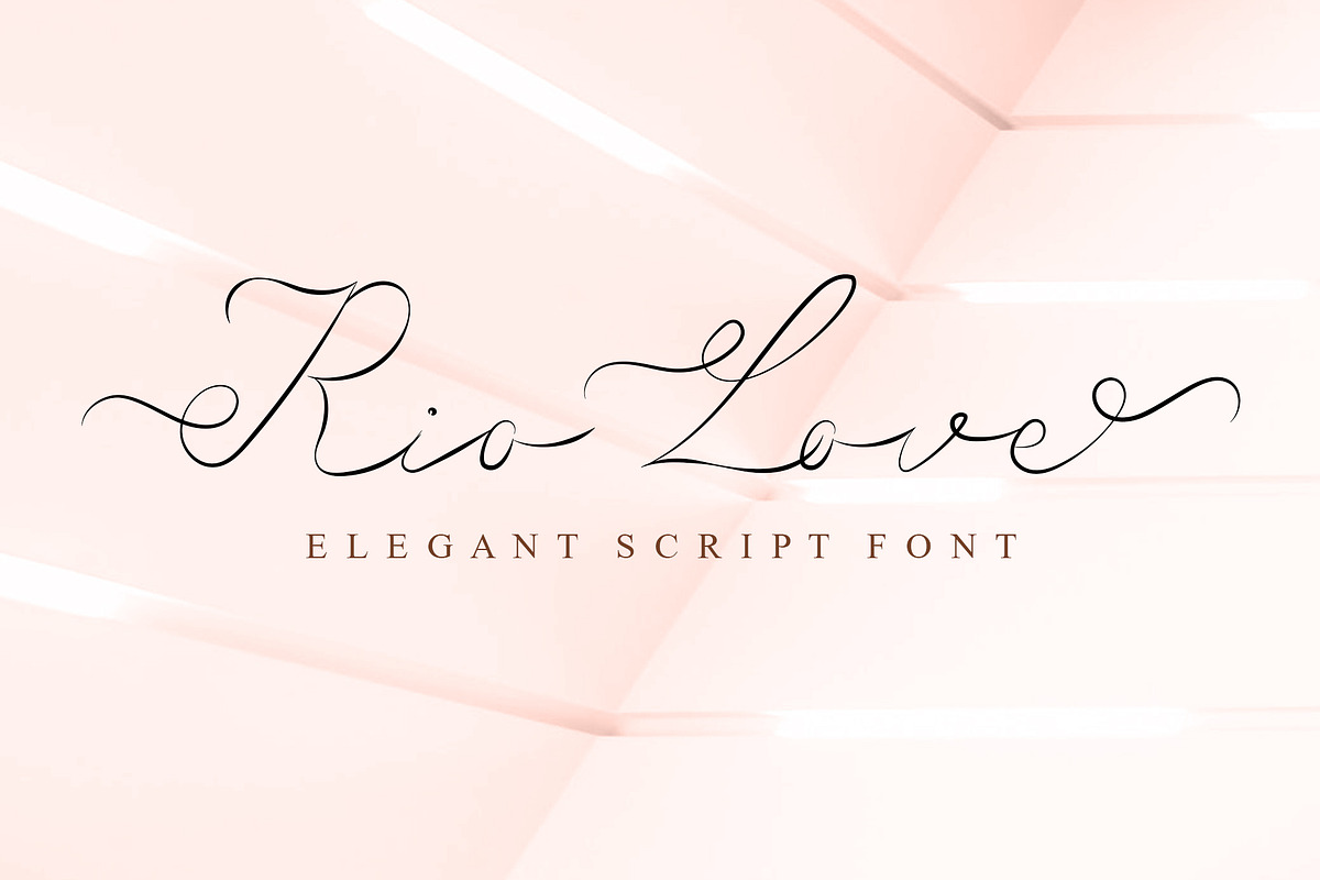 Rio Love | Signature Script Font