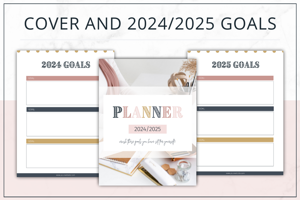 Planner Templates | Canva Vintage, a Stationery Template by Lady Boss Studio (Photo 8 of 8)