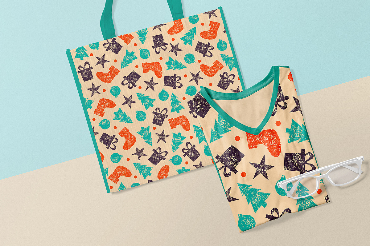 Vector Christmas Pattern Set (Sale), a Pattern Graphic by Chloe's Illustrations (Photo 10 of 10)