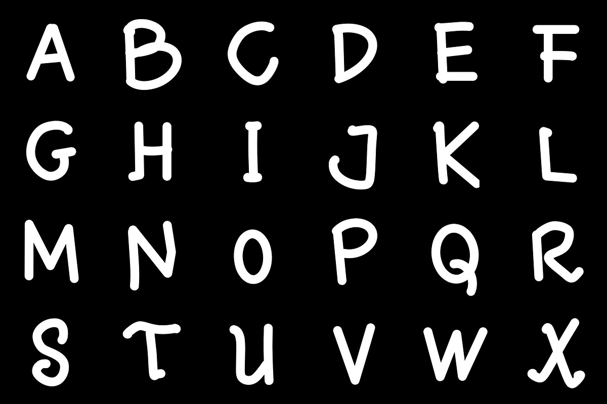 Handmadefont3, a Handwritten Font by Megasetcollections (Photo 2 of 8)