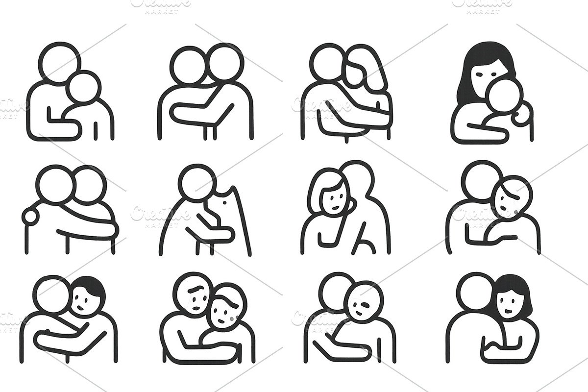 Different ways of showing affection, an Illustration by ZinetroN