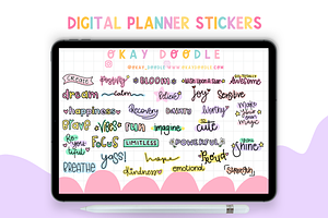 50 Quote Sticker Pack Goodnotes