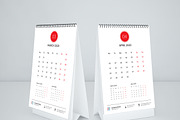 2020 Simple Calendar for Desk, a Stationery Template by graphicbox (Thumbnail 2 of 4)
