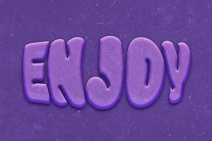 Purple Enjoy Playful Text Effect, a Plug-in Add-On by barsrsind
