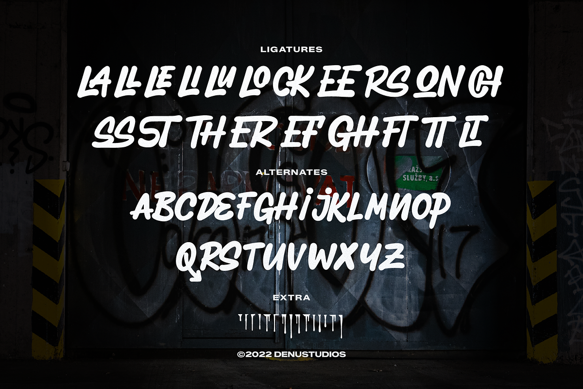 High Blast | Graffiti Font, a Handwritten Font by Denustudios (Photo 12 of 12)