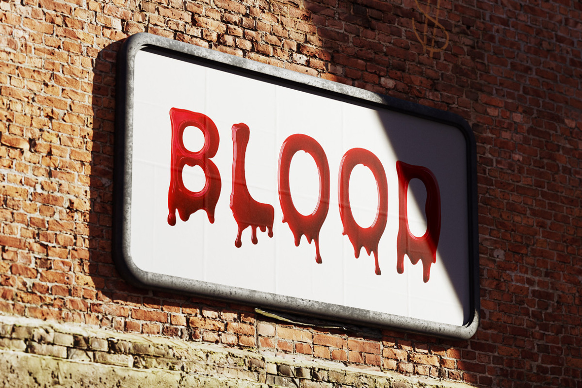 Vampire Font, a Handwritten Font by Handmadefont (Photo 9 of 10)