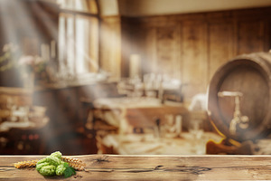Empty wooden table top, an Architecture Photo by Volff