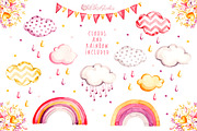 Unicorns Life. Watercolor collection, an Animal Illustration by UlitkaStudio (Thumbnail 16 of 29)