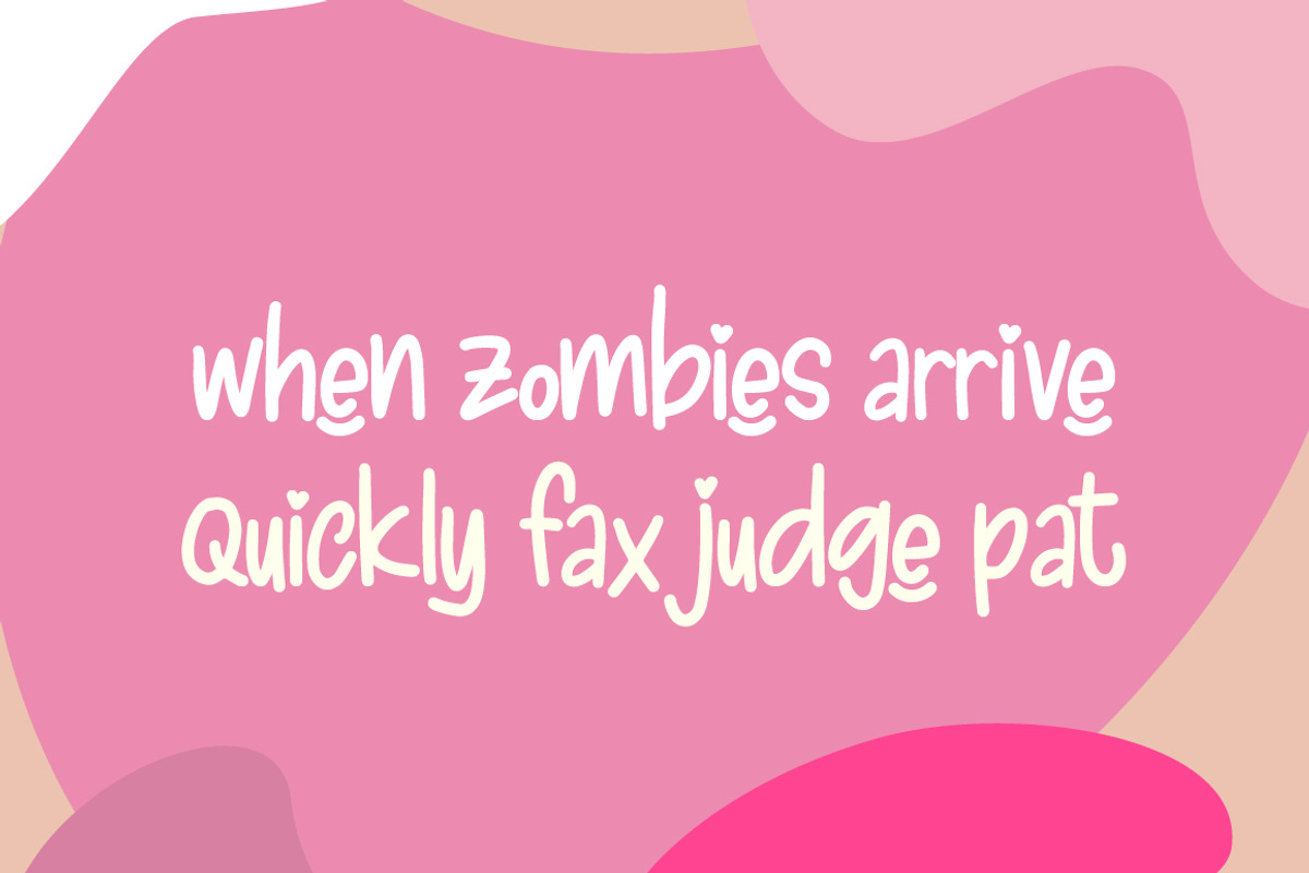 Relationship Font preview 4