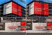 40 Construction Banner Mockup Bundle, a Mockup by Vitora Mockup (Thumbnail 8 of 12)
