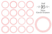 Soft Pink Vector Lace Frames, an Illustration by Amanda Ilkov (Thumbnail 5 of 5)