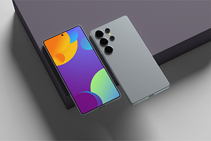 Samsung Galaxy S25 Phone Mockup, an Android Mockup by Transly Graphics