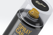 Spray Can Mock-Up, a Product Mockup by DesignRushMarket (Thumbnail 6 of 8)