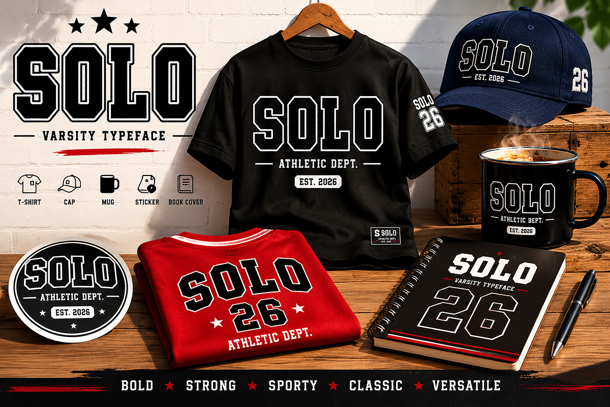 Solo, a Slab Serif Font by Wow Magic (Photo 2 of 7)