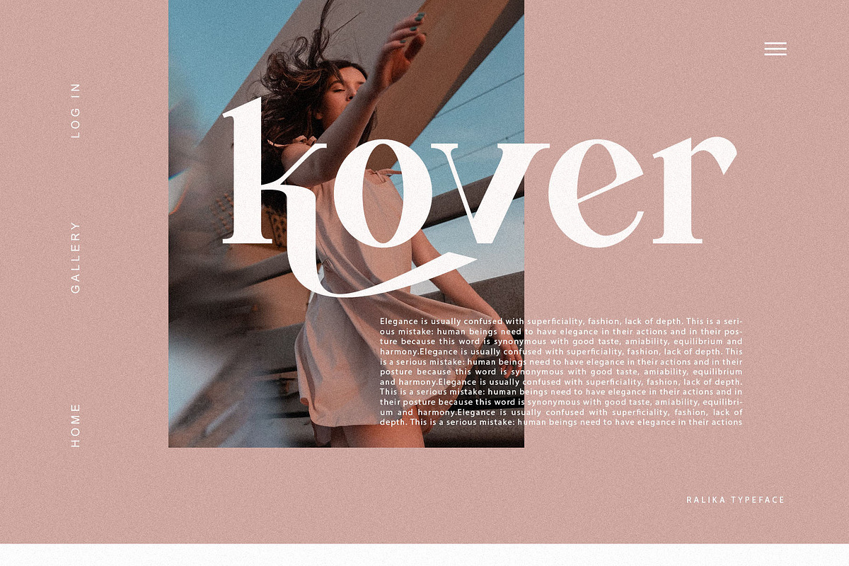 Ralika Ligature Serif Typeface, a Serif Font by yaqublekker (Photo 7 of 10)