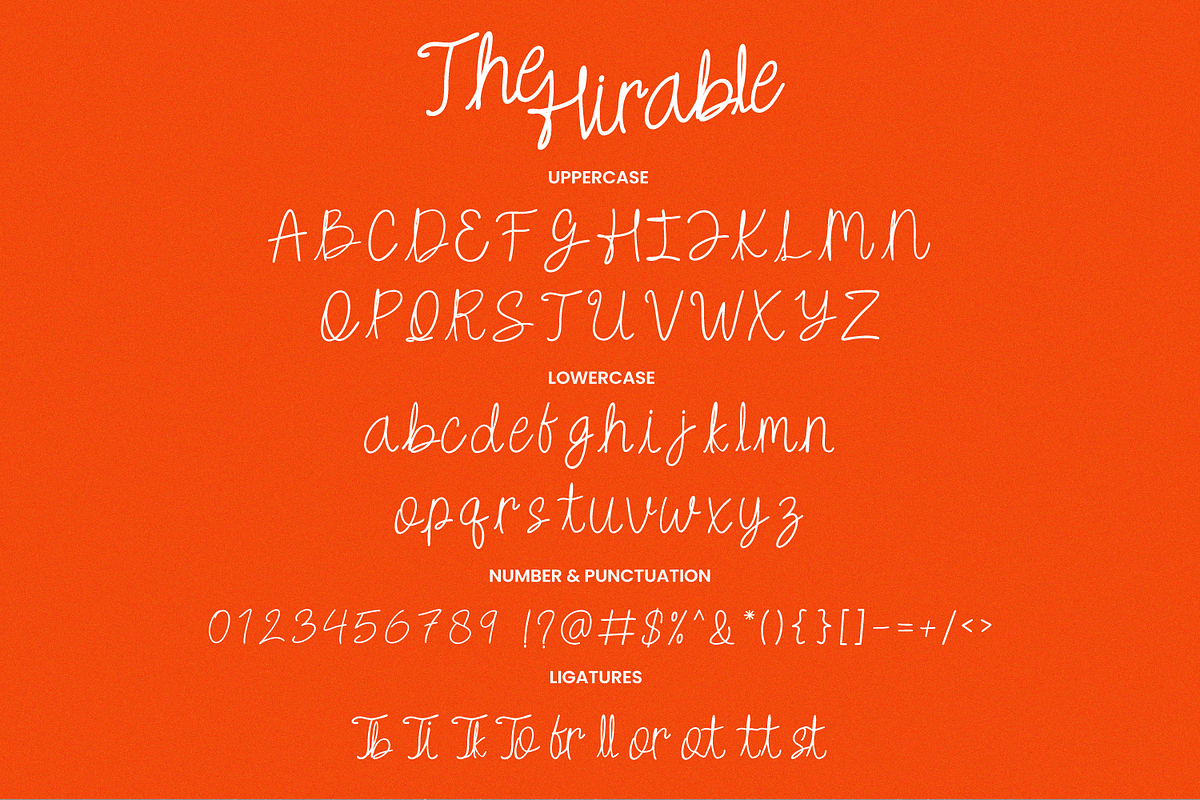 The Hirable – Playful Handwriting, a Handwritten Font by Haps Space (Photo 9 of 10)