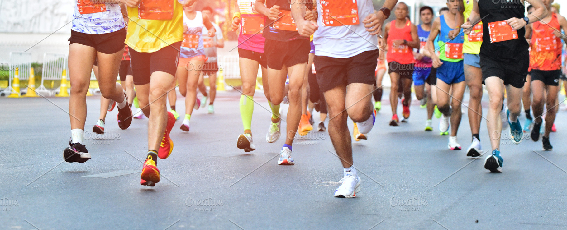 People Running On City Road., a Sports & Recreation Photo by rakoptonLPN