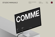 COMME - Brand Guidelines, a Presentation Template by Studio Manuals (Thumbnail 1 of 8)