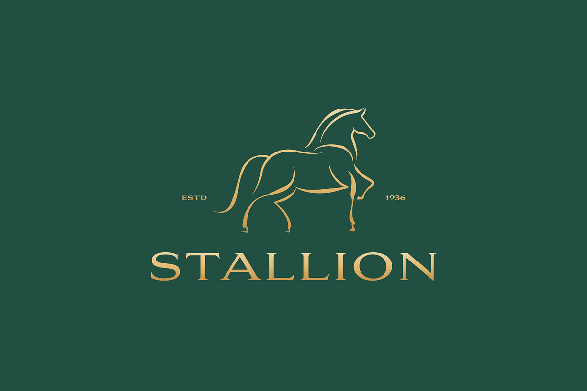 Elegant Stallion Logo Luxury Horse, a Branding & Logo Template by Signatoro (Photo 1 of 2)