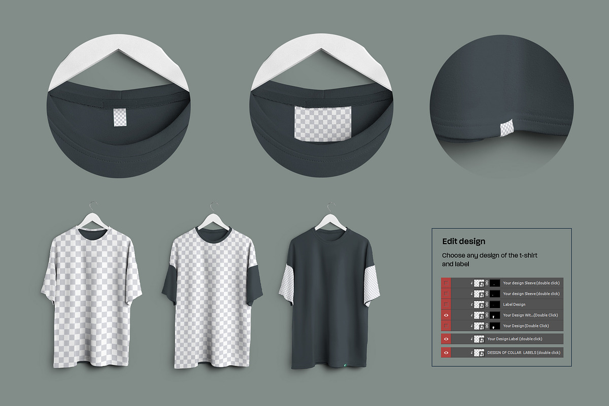 11 Mockups Oversize T-shirt, a Shirt Mockup by Grow Design Craft Studio (Photo 6 of 8)