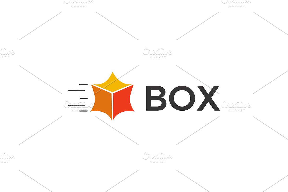 Box logo Template, a Branding & Logo Template by REDVY CREATIVE