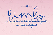 Bimbo - 7 fonts, a Script Font by Zetafonts (Thumbnail 1 of 15)