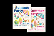 Summer Party Invitation, an Invitation Template by Neermana (Thumbnail 2 of 4)
