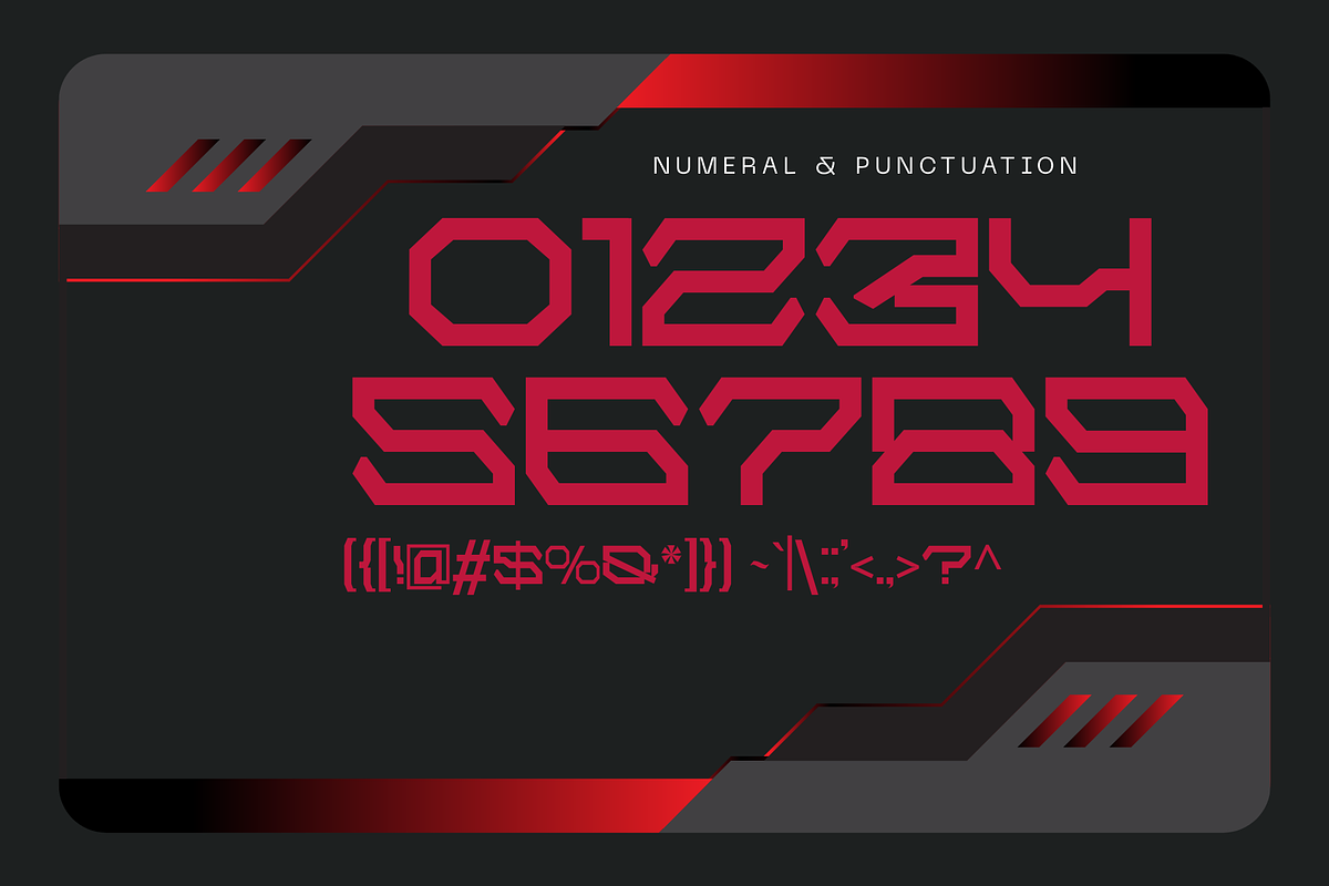 Alpha Cyberpunk - Modern Sci-fi Font, a Sans Serif Font by Nirmana Visual (Photo 7 of 9)