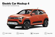 Electric Car Mockup 4, an Advertising Mockup by Mockupix (Thumbnail 1 of 12)