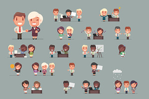 Business people big set 3