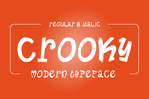 Crooky - Modern Typeface