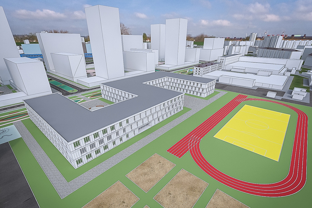 Residential and Industrial UrbanArea, an Architecture 3D Model by 3DNUTS (Photo 7 of 21)
