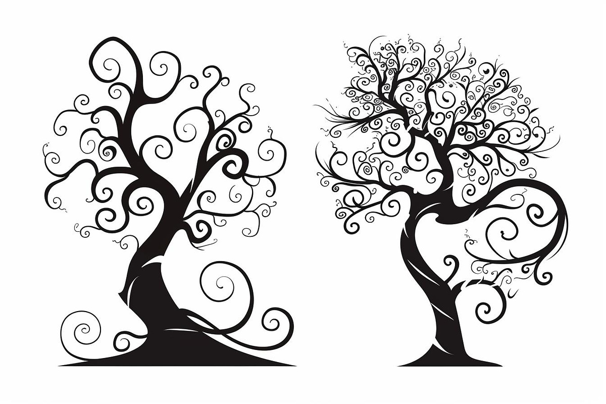 Tree Laser Cut Bundle | Decorative, a Graphic by hafijul (Photo 3 of 11)