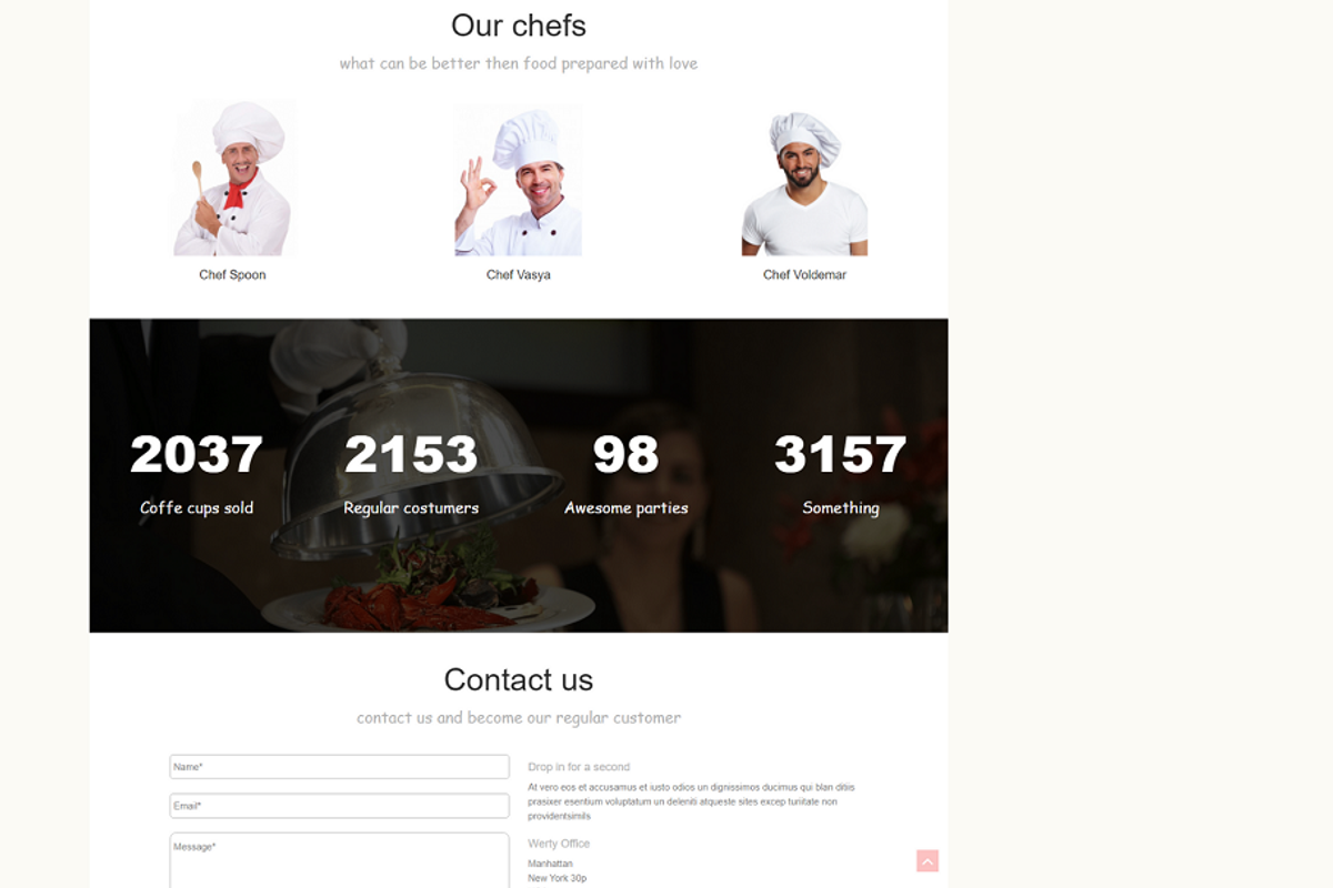 Gourmet, WordPress Cafe & Restaurant, a WordPress Template by Ordasoft (Photo 3 of 3)