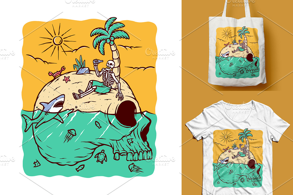 25 in 1 Bundle - Skull Illustrations, a Person Illustration by gunaonedesign (Photo 16 of 21)
