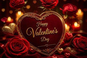 Happy Valentine's Day Card, a Holiday Photo by microtasker