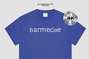 Loose fit t-shirt mockup, a Shirt Mockup by Barmecide Mockup Studio (Thumbnail 2 of 3)