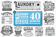 Laundry Room SVG Bundle, a Decorative Illustration by HQDigitalArt (Thumbnail 2 of 4)