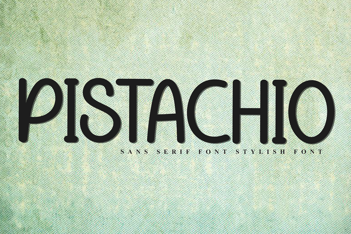 PISTACHIO, a Sans Serif Font by InermediaSTUDIO (Photo 1 of 8)