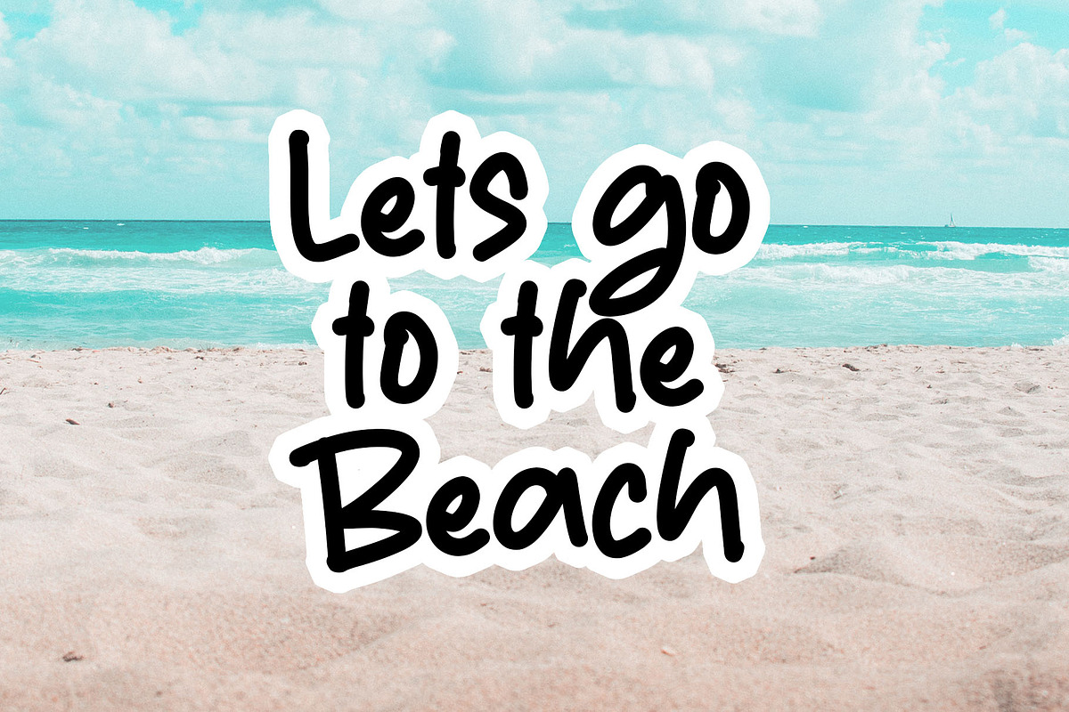 Summer Strike, a Handwritten Font by Letterafa Studio (Photo 2 of 7)